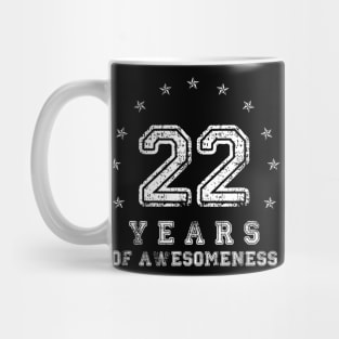 Vintage 22 years of awesomeness Mug